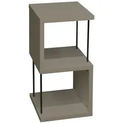 Mäusbacher Regal Sticks Dekor Grau Taupe - Stylisches Bücherregal in Grau Taupe für modernes Wohnen. Ideal zur stilvollen Präsentation Ihrer Bücher und Deko-Objekte.