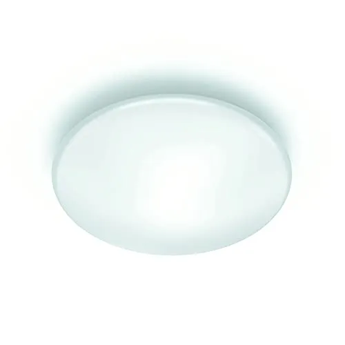 Philips myLiving LED Deckenleuchte Shan, weiß - Moderne LED-Deckenleuchte mit Bewegungssensor für komfortables Licht. Genießen Sie bis zu 90% Energieeinsparung und eine Lebensdauer von bis zu 15 Jahren.