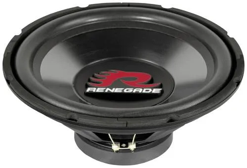 Renegade RXW124 30 cm Subwoofer - 300 Watt RMS, kraftvoller Bass für ein beeindruckendes Klangerlebnis im Auto