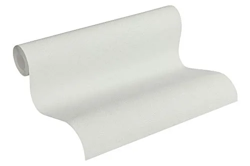 Livingwalls Vliestapete Diamonds Tapete Uni - Grau Metallic - Vliestapete 10,05 m x 0,53 m, ansatzfrei und kinderleicht zu verarbeiten. Hergestellt in Deutschland, scheuerbeständig und umweltfreundlich (FSC-Mix zertifiziert). Ideal für stilvolle Wände.