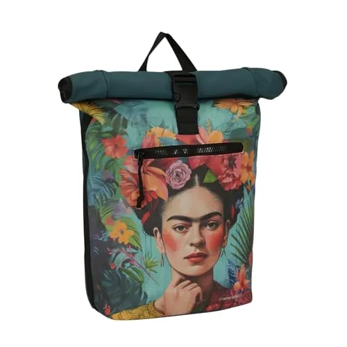 Mart Art New York Flowerhead Rolltop Rucksack 16L