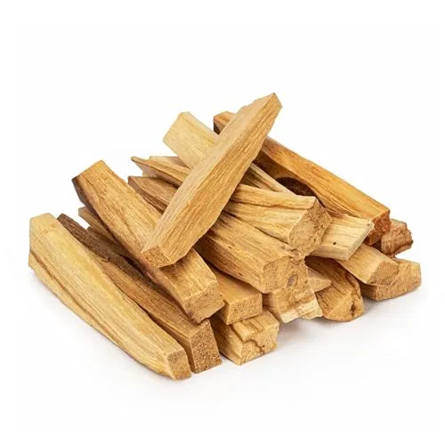 NKlaus Palo Santo Räucherholz 16 Stück - Heiliges Bursera graveolens Holz für spirituelle Reinigung - Räucherstäbchen aus heiligem Palo Santo Holz, ideal für Meditation und Gebet. Zertifiziert, ca. 10cm lang, fördert eine heilige Atmosphäre und unterstützt die traditionelle Medizin.