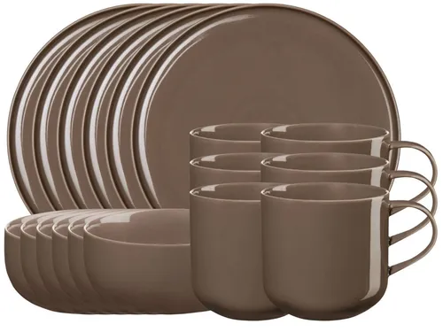 ASA coppa Frühstücksset kaori 18tlg in braun von ASA