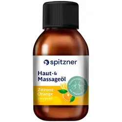 Spitzner Aroma Haut- und Massageöl Zitrone-Orange, 200 ml