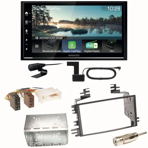 Kenwood DMX7722DABS Einbauset für Kia Sportage & Rio