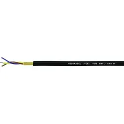 PVC Erdkabel NYY-J 0,6/1 kV mit CU-Leiter 3x1,5 RE, schwarz, 100 m