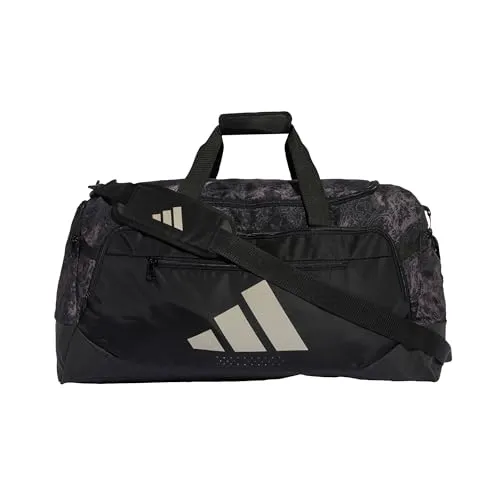 adidas Unisex Training Defender Duffle Bag MEDIUM - Robuster Seesack aus 100 % recyceltem Polyester, ideal für Training und Freizeit. Geräumiges Hauptfach mit Reißverschluss und strapazierfähigem Ripstop-Material.