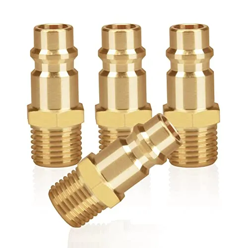 Druckluftkupplung Euro mit Außengewinde 1/4