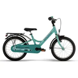 Puky YOUKE 16 Gutsy Green - Kinderfahrrad für Abenteuerlustige – Leichtes Aluminium, V-Brake für Sicherheit und ideal für Kids von 100-120 cm Größe.