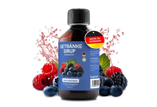 hCGC SpeedBoost - Zuckerfreies Getränkekonzentrat mit 10 Vitaminen Sirup, 1 er 1 St., 250 ml, Mit natürlichen Farb- und Aromastoffen