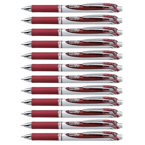 Pentel BL77-BG Energel Roller 0.7mm – 12 Stück in rot von Pentel