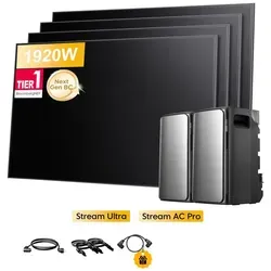 EcoFlow Stream Ultra - All-in-One Speicher für Balkonkraftwerke - Vielseitiger Speicher mit 3840Wh, ideal für Balkonkraftwerke. Hohe Kapazität und einfache Installation sorgen für zuverlässige Energieversorgung. Sparen Sie jährlich bis zu 1.993 € an Stromkosten!