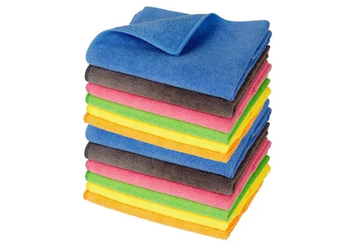 Mach1 Geschirrtuch Schonendes Microfasertuch, Autopflege Poliertuch 350 GSM (6-24 tlg), (12-tlg), 6 verschiedene Motive