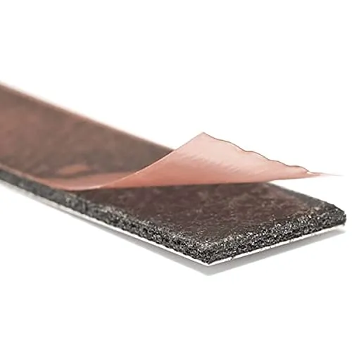 Brandschutzquellstreifen PLPSK EI2 30 selbstklebend - schwarz - Schilder für Brandschutz, selbstklebend und schwer entflammbar (B1) für sichere Bauteilfugen, ideal für Holztüren und Fassaden.