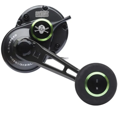 DAM Madcat Full Force Conventional Multirolle - Hochwertige Angelrolle für Profis - Angelrollen, ideal für anspruchsvolle Angler und bietet hohe Belastbarkeit sowie präzise Schnurführung.