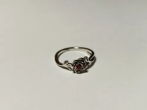PANDORA Disney Beauty and the Beast Rose Ring, Size 50 von Pandora