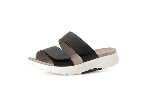 Gabor Damen Sandaletten - Bequeme, flache Sommerschuhe - Wanderschuhe für Damen, ideal für Freizeit und Strand, aus hochwertigem Microfaser für besten Tragekomfort und atmungsaktives Design.