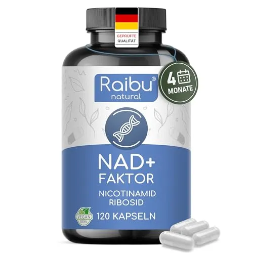 NAD+ Faktor Kapseln mit 300 mg Nicotinamid-Ribosid