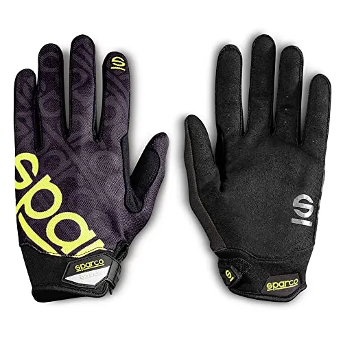 SPARCO MECA 3 HANDSCHUHE GRÖSSE 11 (L) SCHWARZ/GELB in gelb von Sparco