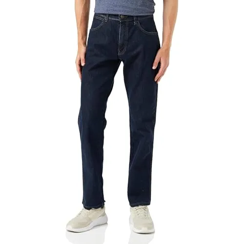 Wrangler Herren Durables Regular Fit Jeans, Darkstone Blue, 42W / 34L - Bequeme Wrangler-Jeans mit regulärer Passform und geradem Bein, ideal für jeden Anlass. Zeitlose Eleganz trifft auf Alltagstauglichkeit. Hergestellt aus 78% Baumwolle für besten Tragekomfort.
