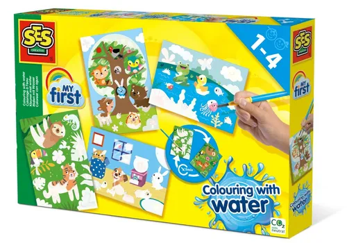 SES Creative Malen mit Wasser Versteckte Tiere