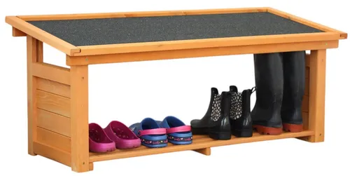 Schuhregal L119 cm x B45 cm x H50 cm von Promadino