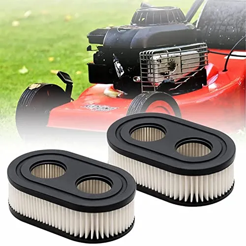 CLDURHGE Luftfilter für Briggs, Luftfilter Rasenmäherfilter Briggs Stratton Ersetzen Luftfilter für Briggs & Stratton Motoren 550E 550EX Eco-Plus 575EX Series Ersetzt 798339 798452 5432 5432K(2 Stück)
