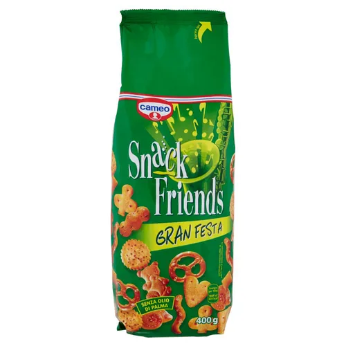 Cameo Snack Friends Gran Festa,Mischung aus Brezeln,Salzige Snacks 400g