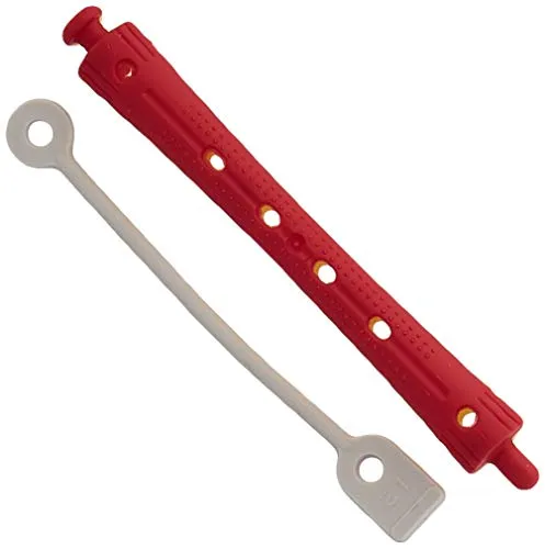 Efalock Professional Kaltwellwickler 2-Farbig, lang 9 mm, gelb/ rot, 1er Pack, (1x 12 Stück)