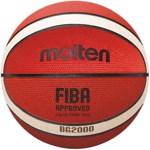 Molten Basketball B3G2000, indoor und outdoor, Größe 3, orange/weiß, 330 Gramm, Trainingsball