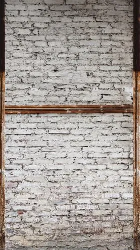 A.S. Création Livingwalls Fototapete 3D Steintapete Industrial Weiß Grau Braun 383511 The Wall 1,59 m x 2,80 m Wohnzimmer Flur Esszimmer