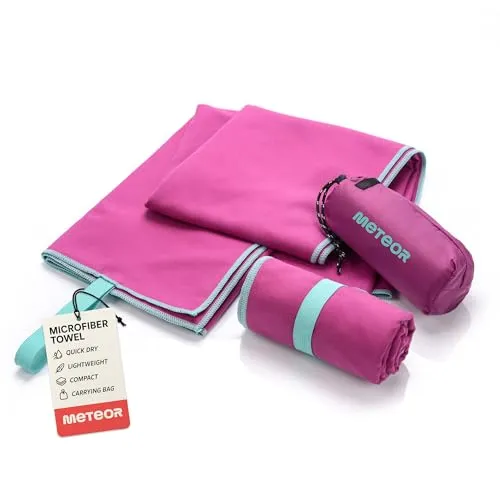 meteor Sport tücher handtücher L XL XXL Größen 9 Farben Ultra leicht Microfaser Handtuch Ultra saugfähig Fitnes-Handtuch Reisehandtuch Microfaser Sauna Badetuch Strand-Handtuch