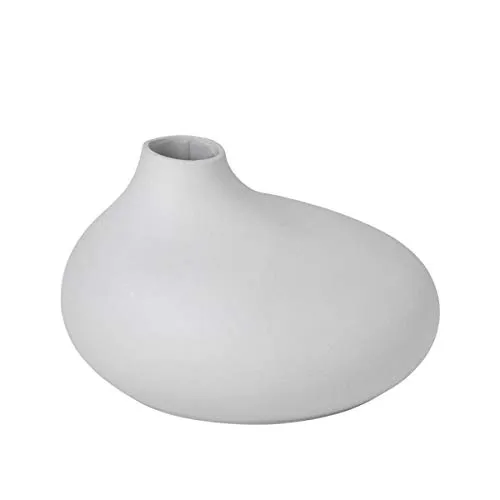 Blomus Vase-65971 Micro Chip Vase, One Size - Vasen aus Porzellan mit natürlicher Eleganz und außergewöhnlicher Form, jede Vase ein Unikat dank kleiner Unebenheiten.