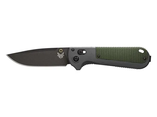 Benchmade 430BK Redoubt Taschenmesser EDC D2 AXIS Grivory Clip - Praktisches Klappmesser für den täglichen Einsatz. Ergonomischer Griff aus Grivory, rostbeständige Klinge aus D2-Stahl, kompakt und leicht mit nur 105 g. Ideal für Outdoor-Aktivitäten.