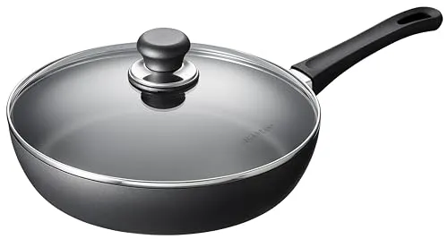 Produktbild SCANPAN Classic Induction Schmorpfanne mit Deckel 28 cm, 3 l | Multifunktionale Pfanne | Stratanium Antihaftbeschichtung | Ofenfest
