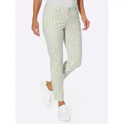 Witt Bequeme Jeans Hose leicht vertieft grün 18
