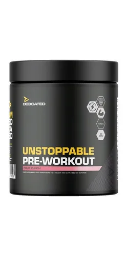 Dedicated Nutrition Unstoppable 420g - Fruit Punch Pulver, 420 g, Pulver