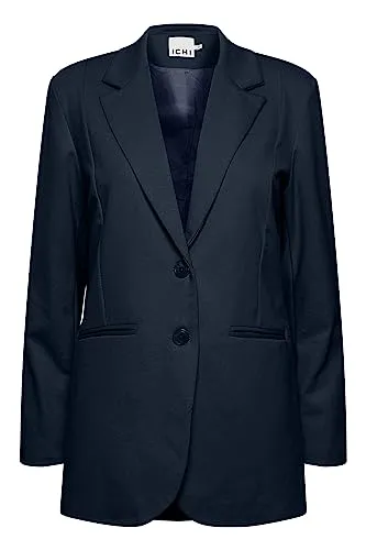 ICHI IHKATE SUS OVERSIZE BL Damen Blazer - Damen Blazer in Oversize mit Stretch-Anteil, ideal für Büro und Freizeit, bequem und vielseitig tragbar