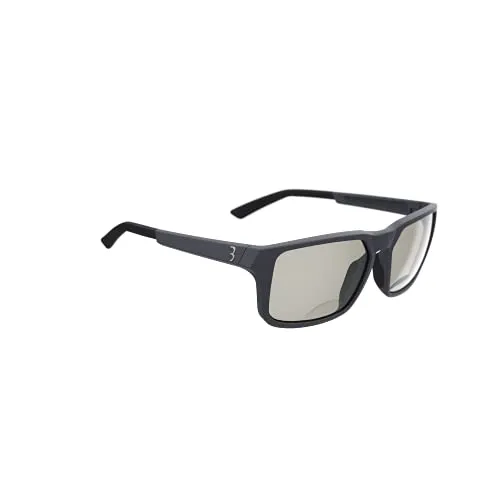 BBB Sportbrille Spectre Reader PH +1.5 - Matt Antrazit - Sportbrille mit photochromatischen Gläsern für optimale Sicht. Ideal für Radfahrer und Sonnenanbeter, bietet Komfort durch gummierte Bügel und Nasenplättchen. Perfekt für Sport und Freizeit.