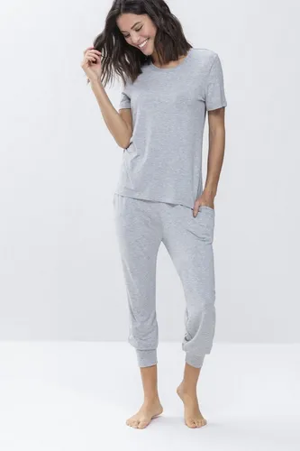 Mey Nachtwäsche Serie Sleepy & Easy Damen Homewear-Oberteile Hellgrau-Melange XL(44)