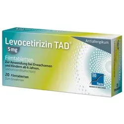 Levocetirizin Tad 5mg Filmtabletten 20 ST