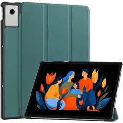 Für Lenovo Idea Tab Plus 12.1 Zoll 3folt Wake UP Smart Tasche Schutz Hülle Grün/