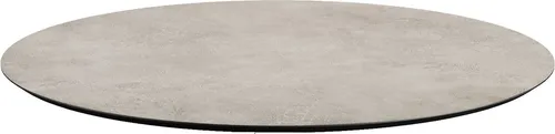 Tischplatte Moonstone HPL Ø 70 cm rund grau in grau von Essentials
