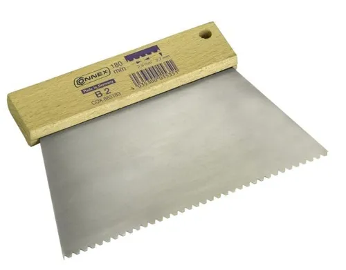 Connex Zahnspachtel 180 mm Zahnung grob 2,9 x 2,7 mm  Fliesenwerkzeug