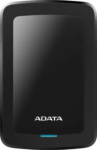 ADATA HV300 - Externe Festplatte 1TB - Schwarz - Externe Festplatte, 1 TB, tragbar und mit USB 3.1 für schnelle Übertragungen, bietet 256-bit AES-Verschlüsselung für maximale Datensicherheit.