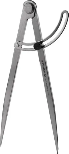 PROMAT Spitzzirkel Länge 250 mm mit Stellbogen von Promat