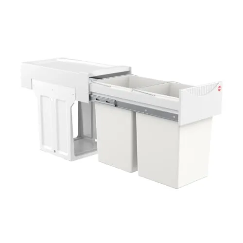 Hailo Abfallsammler 3666001 TA Swing Tandem 2x 15 Liter von Hailo