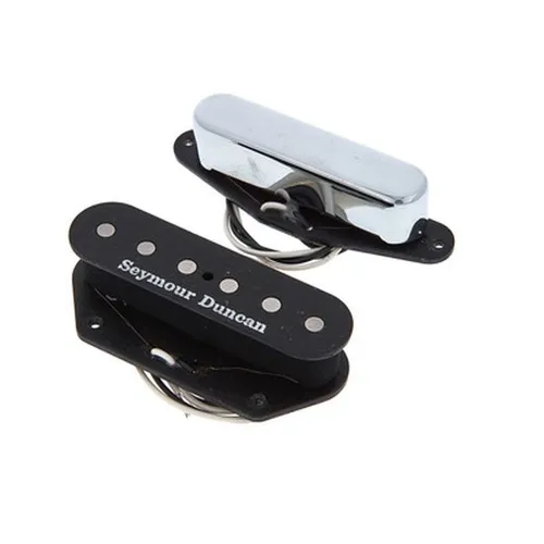 Seymour Duncan Hot T-Style Set - Gitarren- & Bass-Zubehör mit Medium Output Halstonabnehmer und High-Output Stegtonabnehmer für kraftvollen Sound. Handgefertigt in den USA, inklusive kompletter Befestigungshardware.