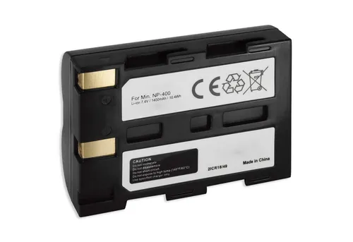 mtb more energy Akku NP-400 für Minolta (SLB-1674 / D-Li50 / BP-21) Kamera-Akku kompatibel mit Akku-Typ Minolta NP-400 / Samsung SLB-1674 / Pentax D-Li50 1400 mAh (7,4 V)