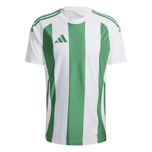 adidas Performance Fußballtrikot Herren Striped 24 Jersey - Trainingsbekleidung aus 100% Polyester mit Aeroready-Technologie für optimalen Feuchtigkeitstransport, ideal für Fußballspieler.